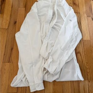 ALO Yoga White Button Down Shirt
